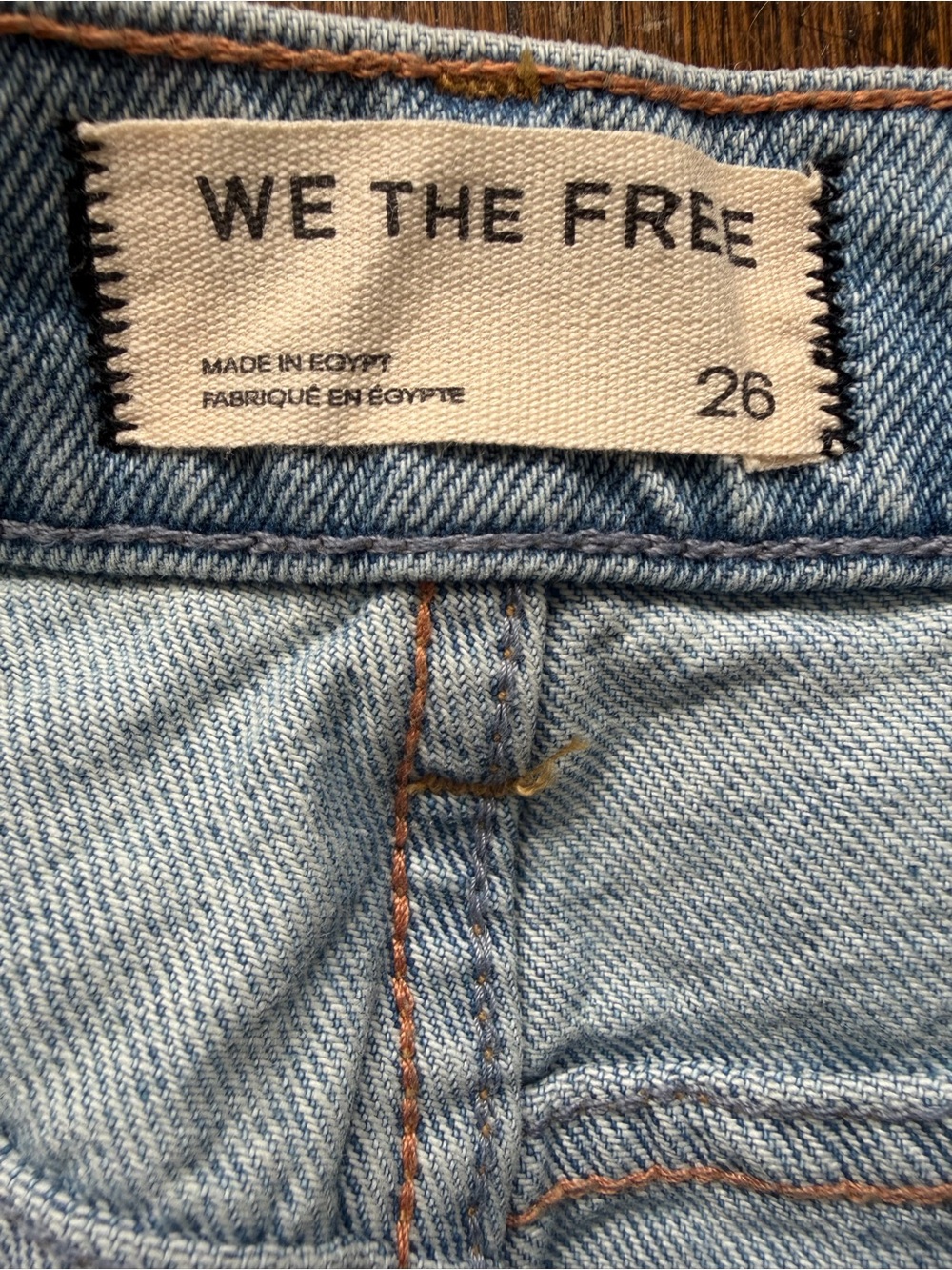 Free People Jam Session Relaxed Capri Jorts Size 26 NWT - Picture 12 of 16